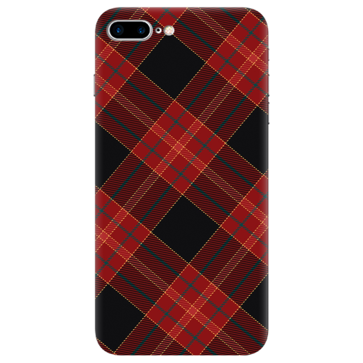Чехол для Apple iPhone 7 Plus Червоний тартан - фото 1 Чехол для Apple iPhone 7 Plus Червоний тартан - фото 1 - Чехлы для телефонов