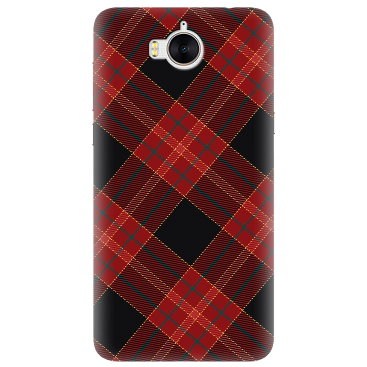 Чохол для Huawei Y5 2017 Червоний тартан - фото 1 - Чохли для телефонів