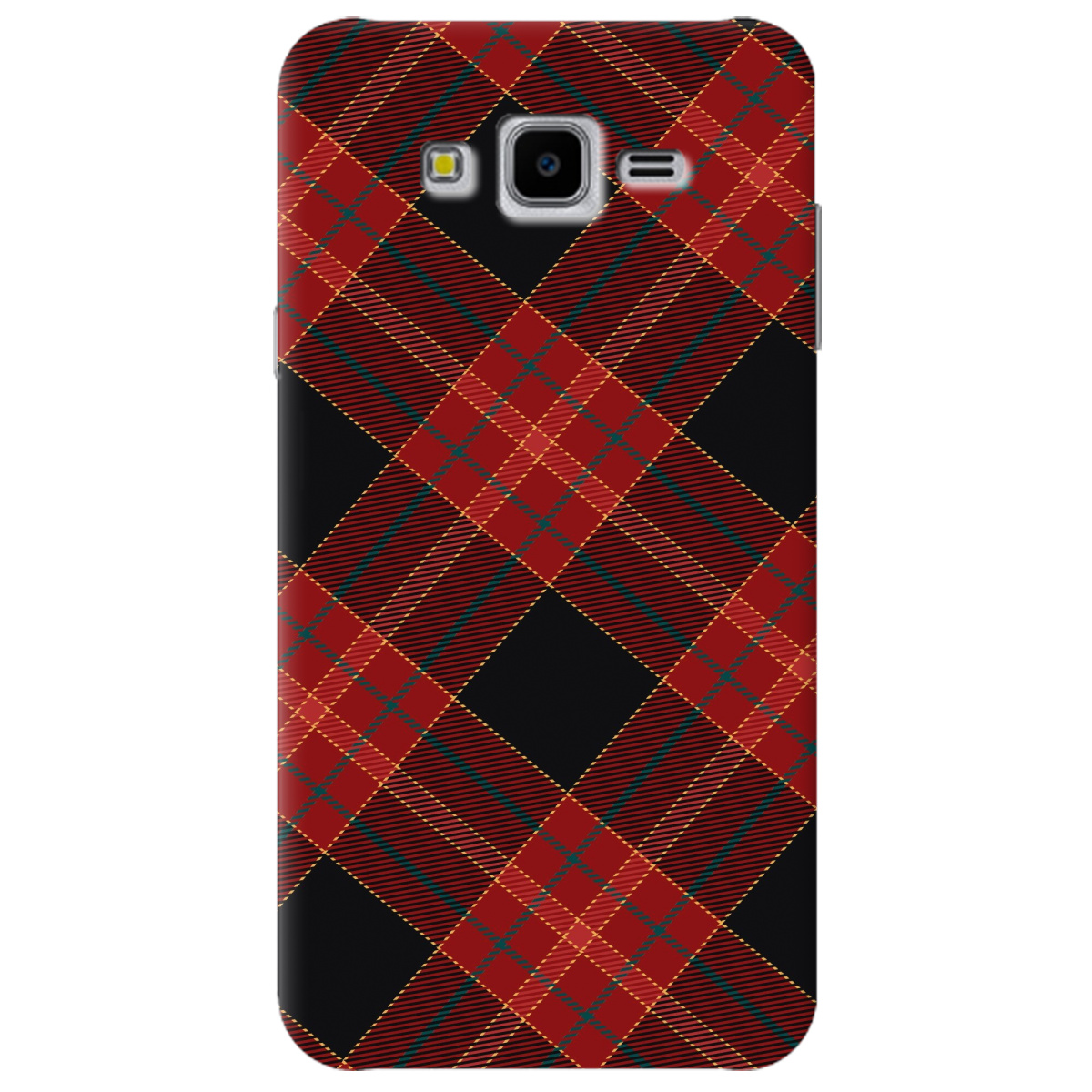 Чехол для Samsung Galaxy J7 Neo J701F / DS Червоний тартан - фото 1 - Чехлы для телефонов