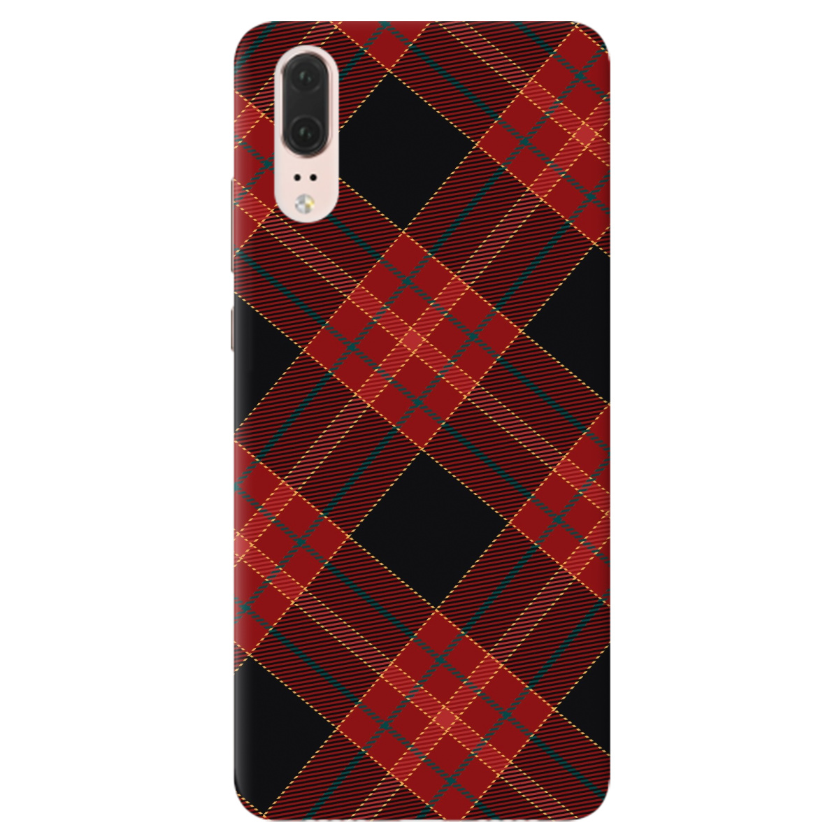 Чохол для Huawei P20 Червоний тартан - фото 1 - Чохли для телефонів