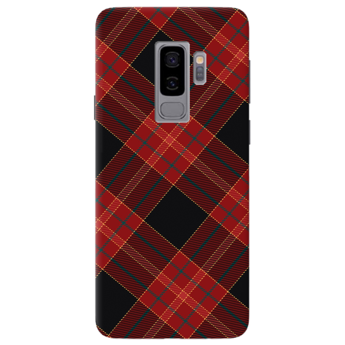 Чохол для Samsung Galaxy S9 Plus Червоний тартан - фото 1 - Чохли для телефонів