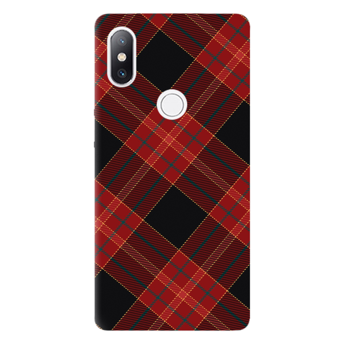 Чехол для Xiaomi Mi Mix 2S Червоний тартан - фото 1 Чехол для Xiaomi Mi Mix 2S Червоний тартан - фото 1 - Чехлы для телефонов