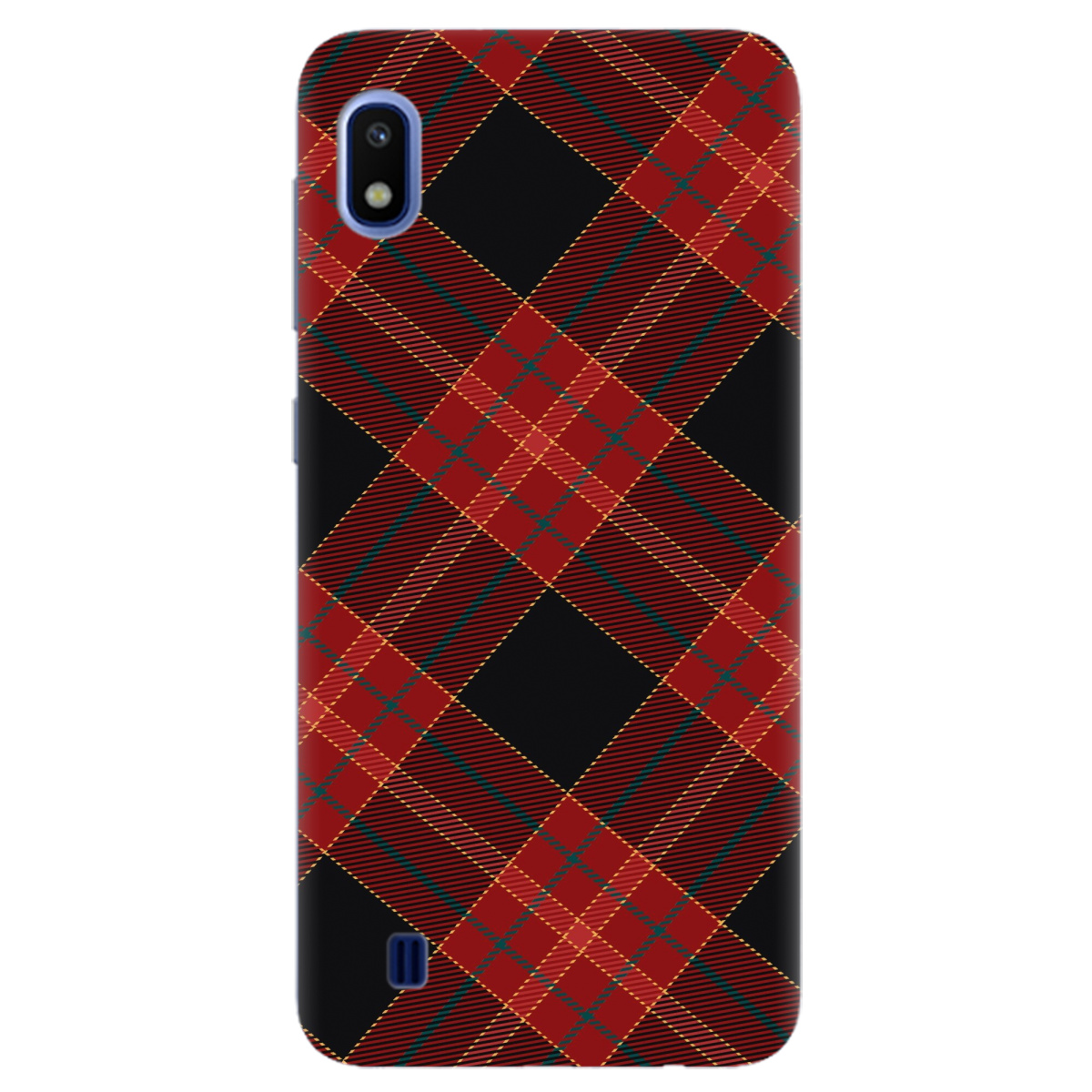 Чехол для Samsung Galaxy A10 Червоний тартан - фото 1 - Чехлы для телефонов