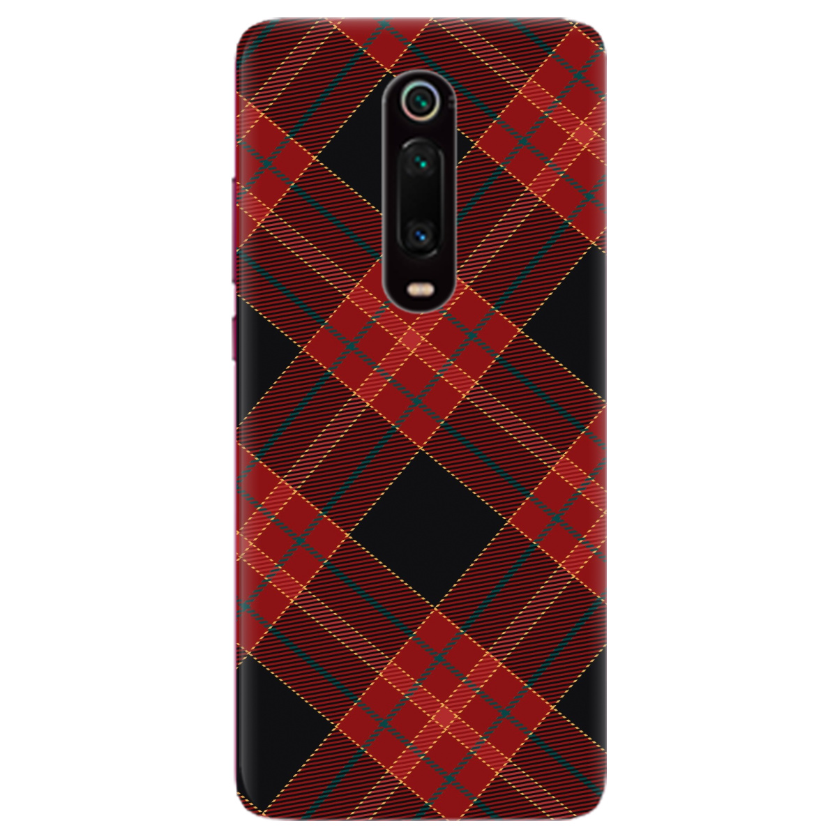 Чохол для Xiaomi Mi 9T Pro Червоний тартан - фото 1 - Чохли для телефонів