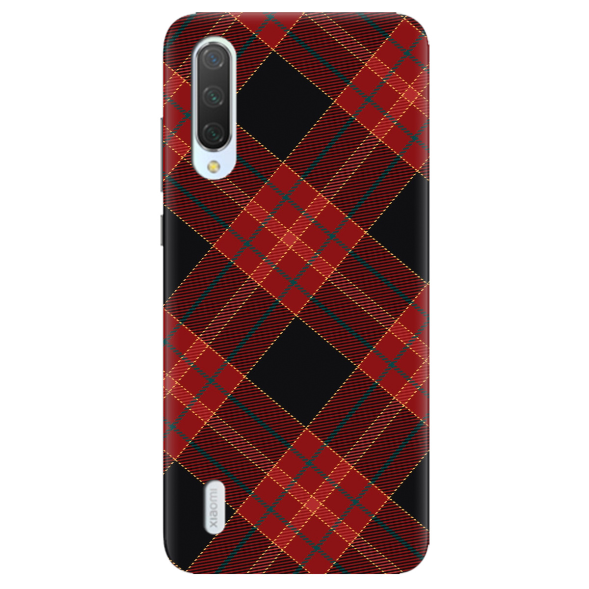 Чохол для Xiaomi Mi 9 Lite Червоний тартан - фото 1 - Чохли для телефонів