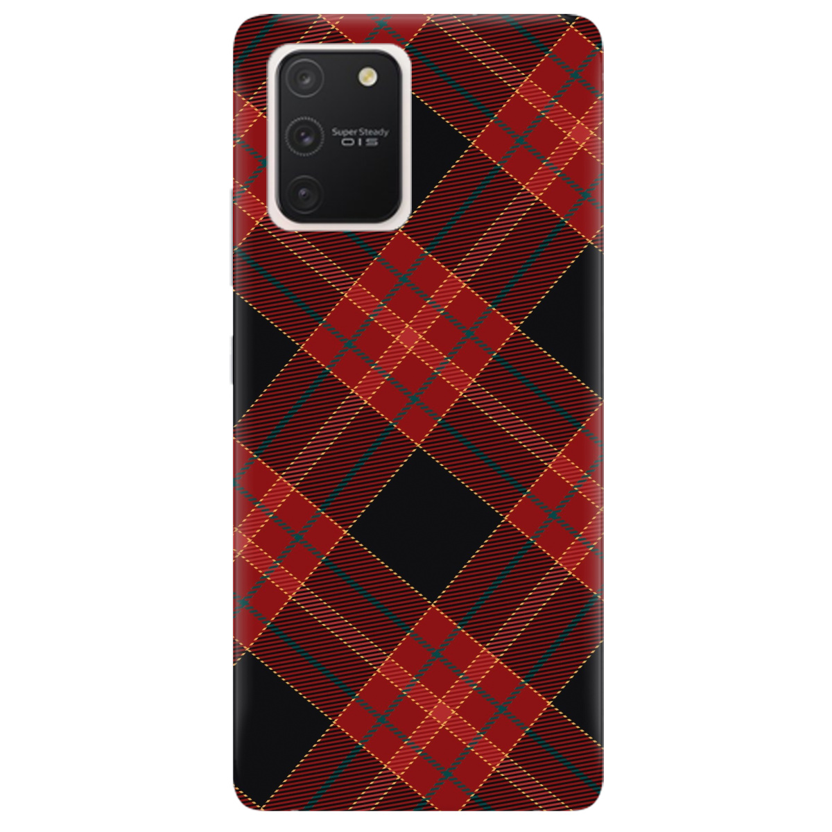Чехол для Samsung Galaxy S10 Lite Червоний тартан - фото 1 - Чехлы для телефонов