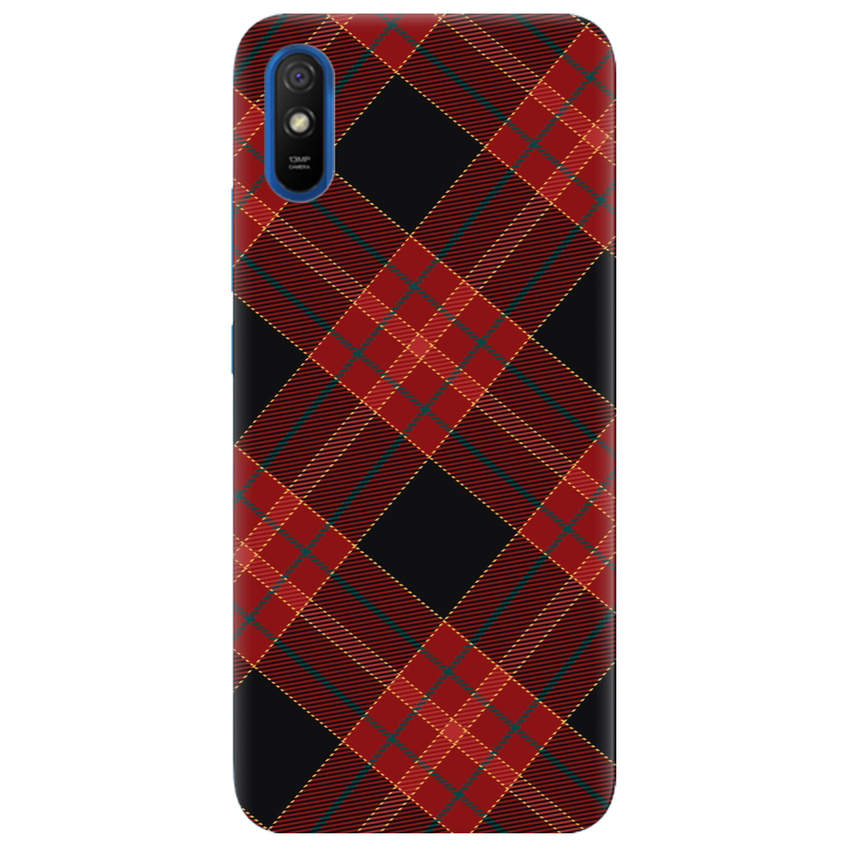 Чохол для Xiaomi Redmi 9A Червоний тартан - фото 1 Чохол для Xiaomi Redmi 9A Червоний тартан - фото 1 - Чохли для телефонів