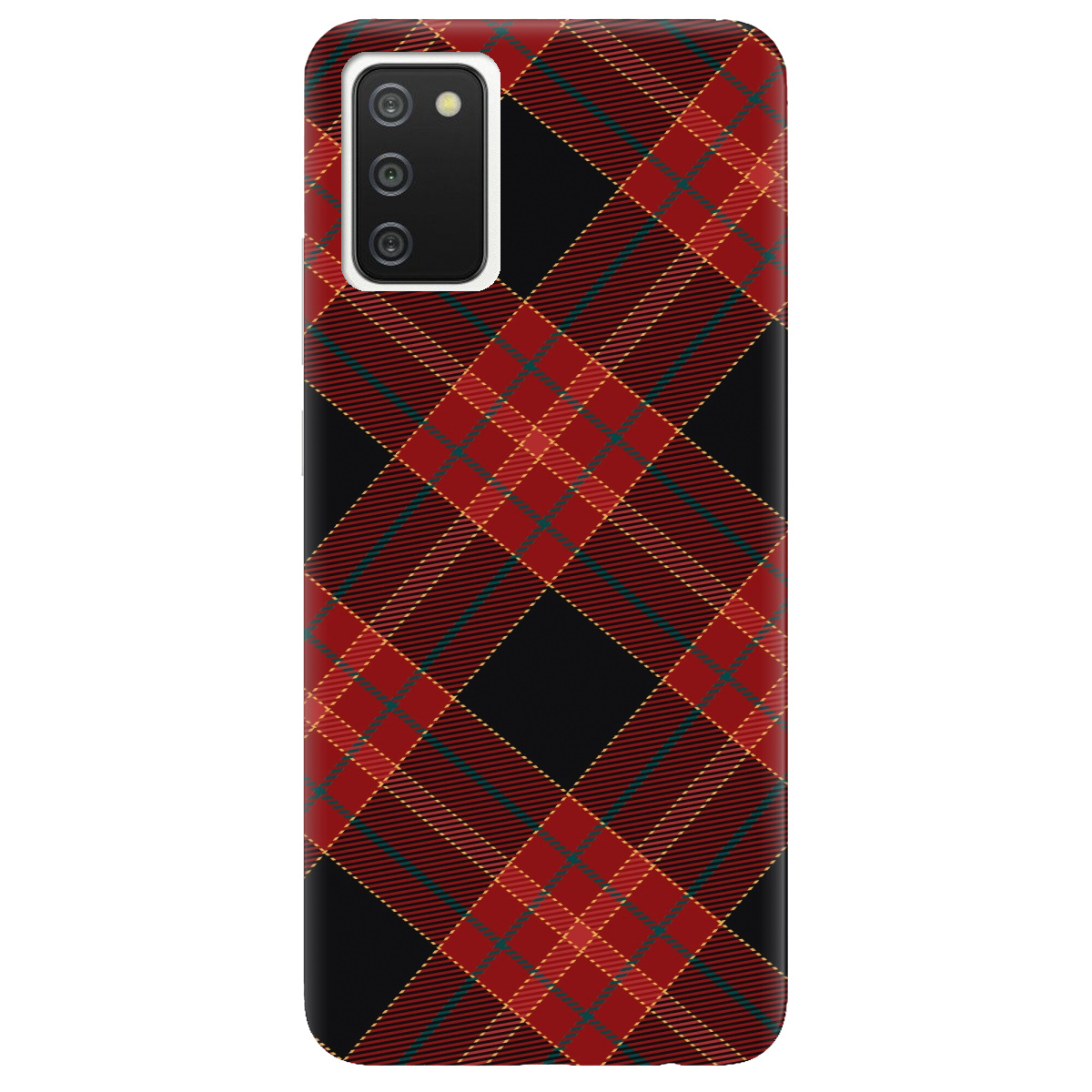 Чехол для Samsung Galaxy A02s Червоний тартан - фото 1 Чехол для Samsung Galaxy A02s Червоний тартан - фото 1 - Чехлы для телефонов