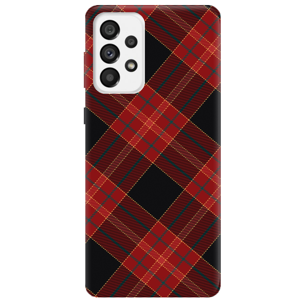 Чохол для Samsung Galaxy A73 Червоний тартан - фото 1 - Чохли для телефонів