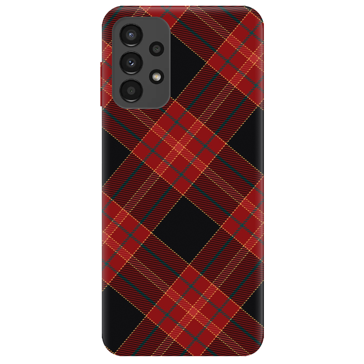 Чехол для Samsung Galaxy A13 4G Червоний тартан - фото 1 Чехол для Samsung Galaxy A13 4G Червоний тартан - фото 1 - Чехлы для телефонов