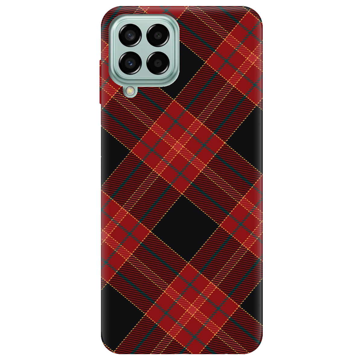 Чехол для Samsung Galaxy M33 5G Червоний тартан - фото 1 - Чехлы для телефонов