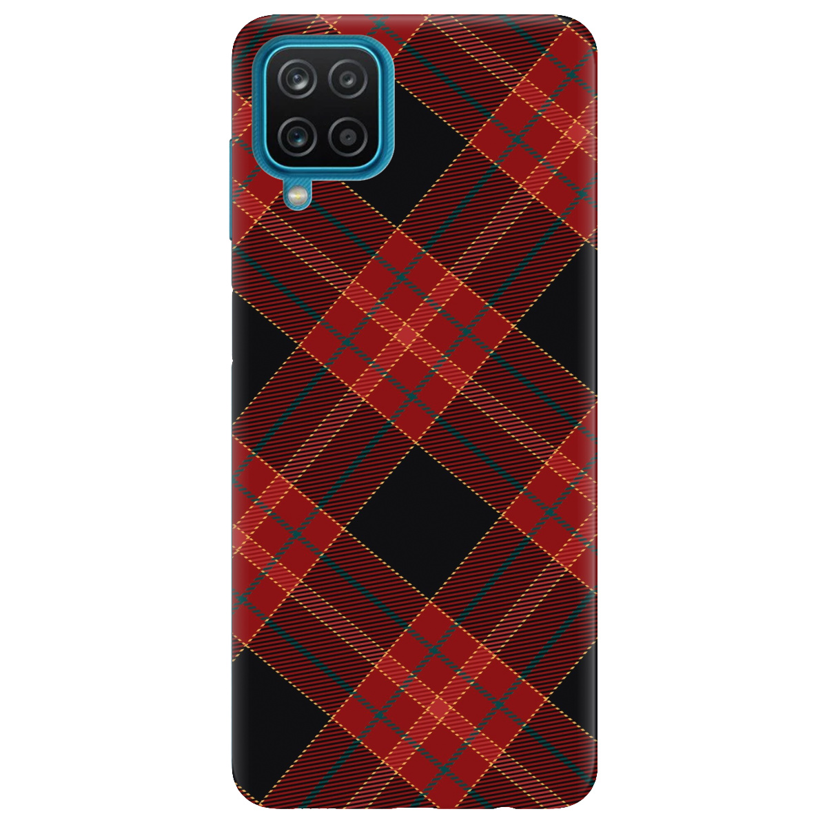 Чехол для Samsung Galaxy A12 5G Червоний тартан - фото 1 - Чехлы для телефонов