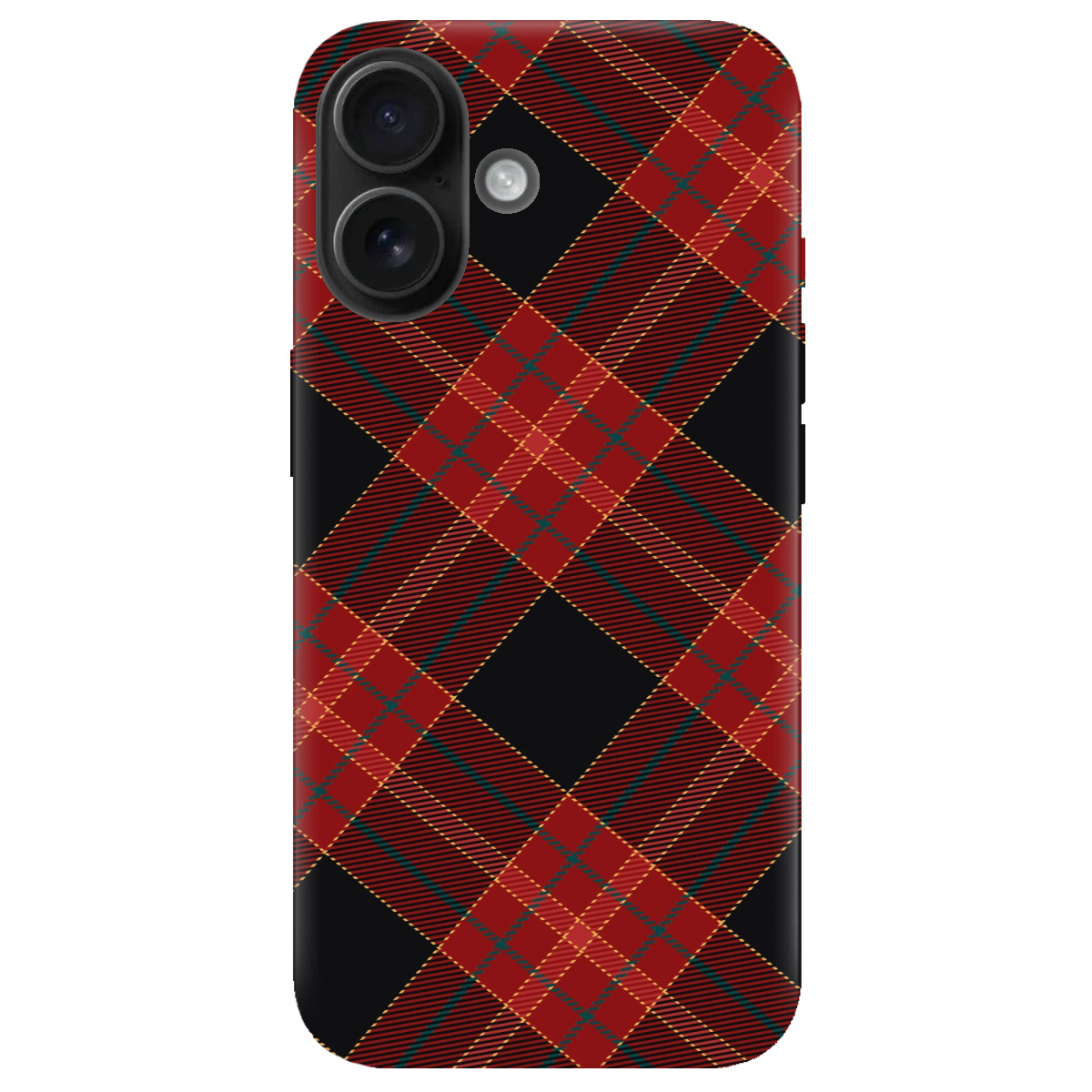 Чохол для Apple iPhone 16 Червоний тартан - фото 1 - Чохли для телефонів