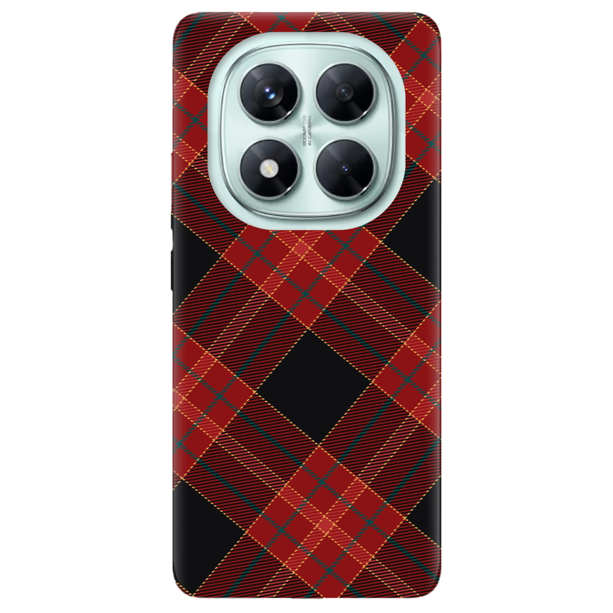 Чохол для Xiaomi Redmi Note 14 Pro 5G Червоний тартан - фото 1 - Чохли для телефонів