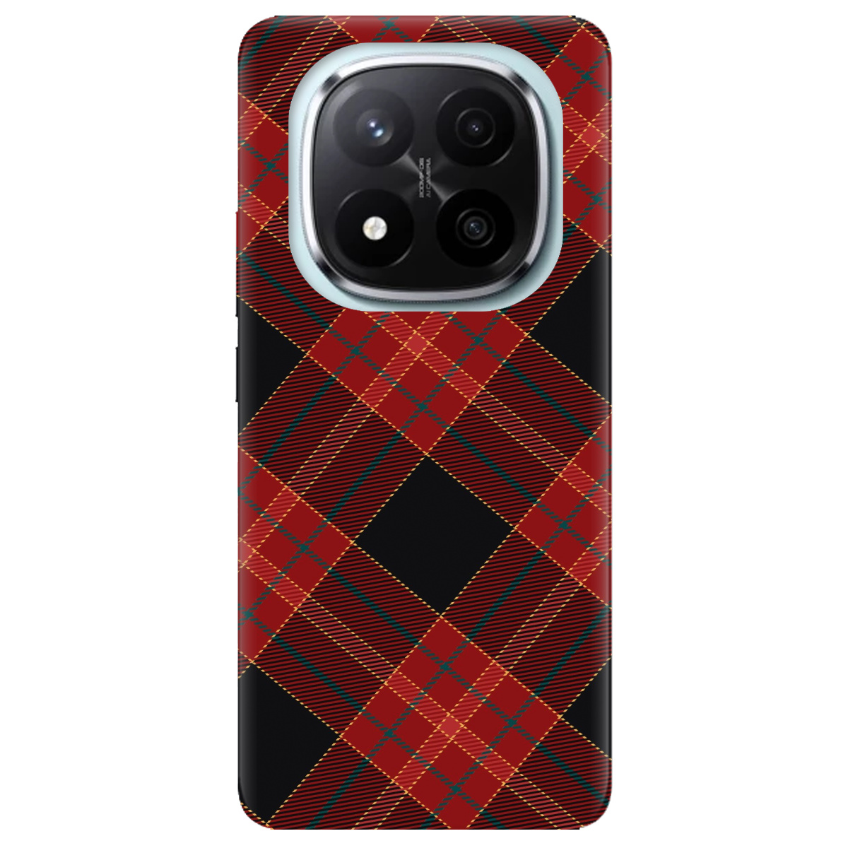 Чехол для Xiaomi Redmi Note 14 Pro + 5G Червоний тартан - фото 1 - Чехлы для телефонов