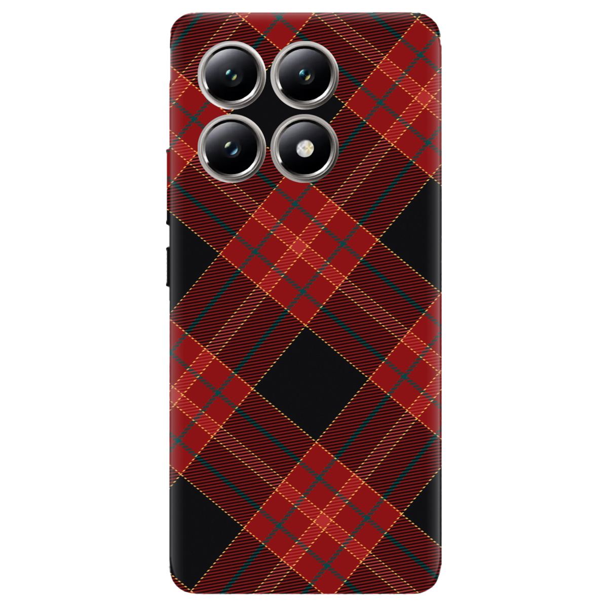 Чохол для Xiaomi 14T Червоний тартан - фото 1 - Чохли для телефонів