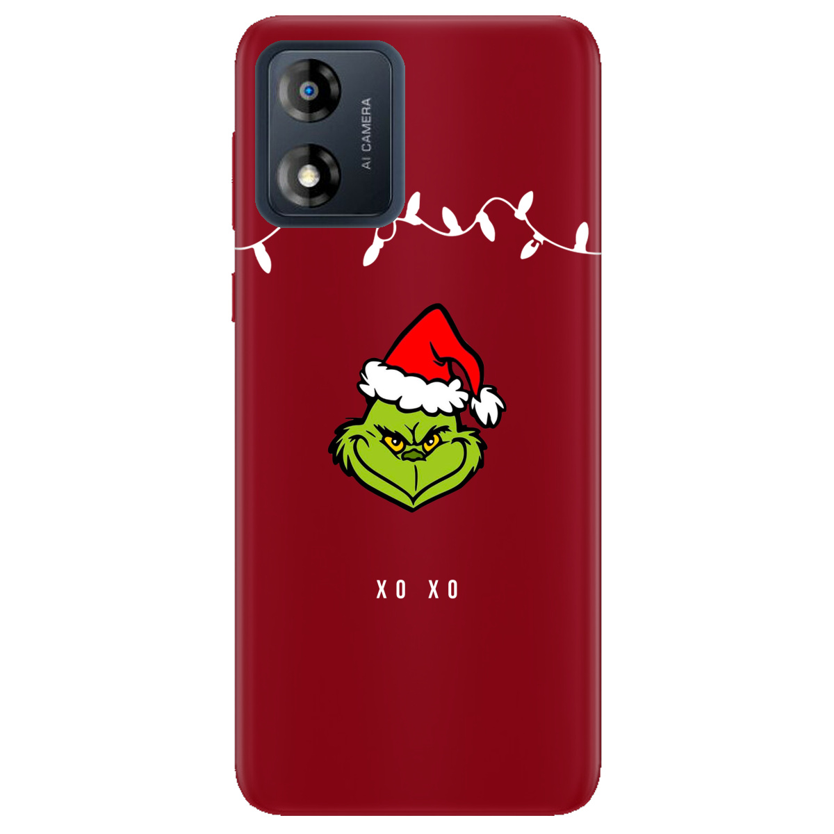 Чохол для Motorola E13 Grinch xo xo - фото 1 - Чохли для телефонів
