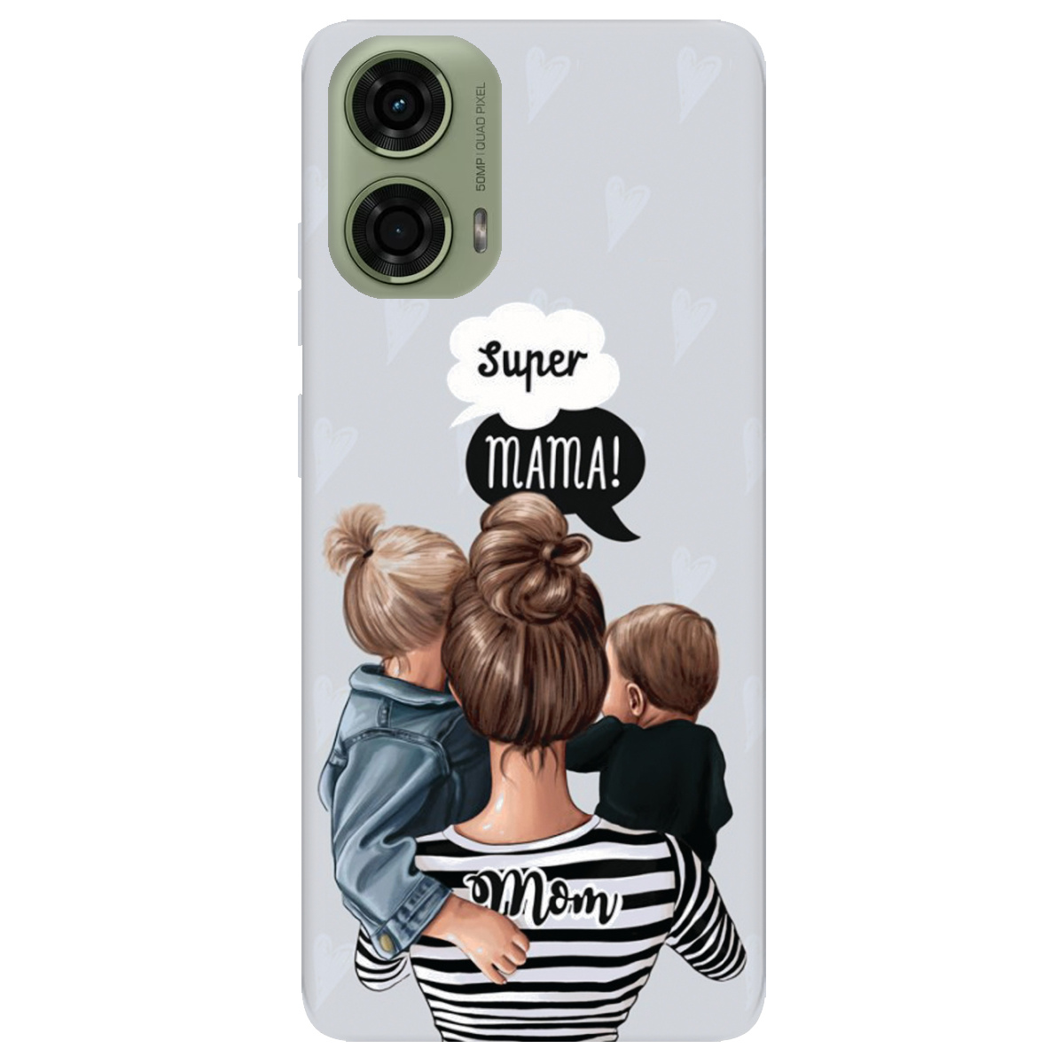 Чехол для Motorola G24 / G04 / E14 Super Mama - фото 1 Чехол для Motorola G24 / G04 / E14 Super Mama - фото 1 - Чехлы для телефонов