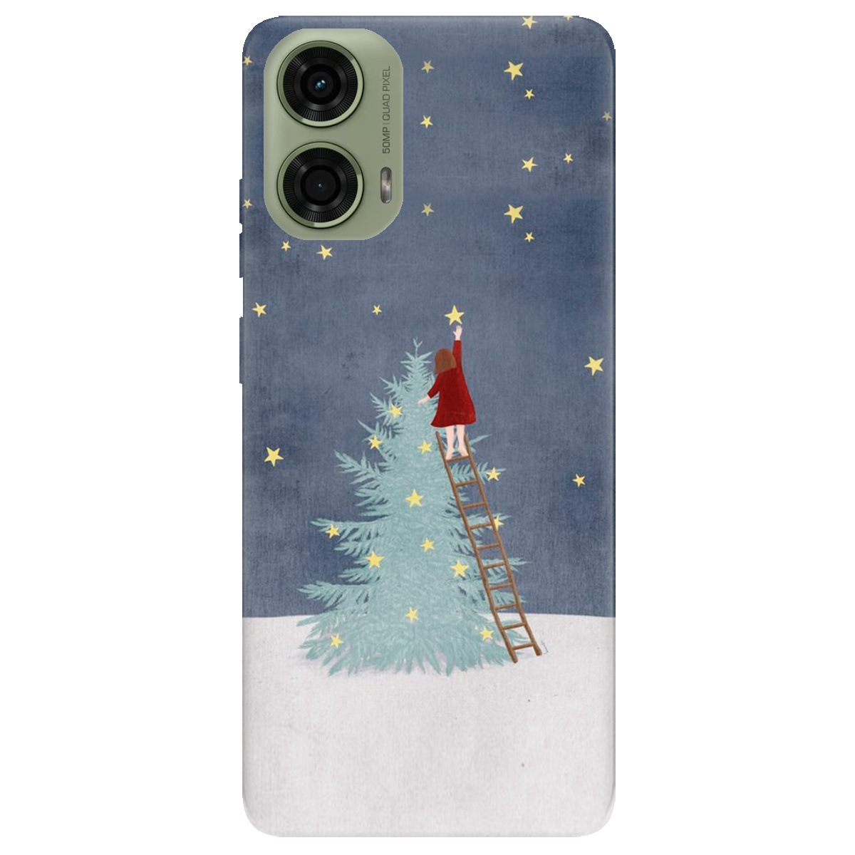 Чехол для Motorola G24 / G04 / E14 Girlwithstar - фото 1 - Чехлы для телефонов