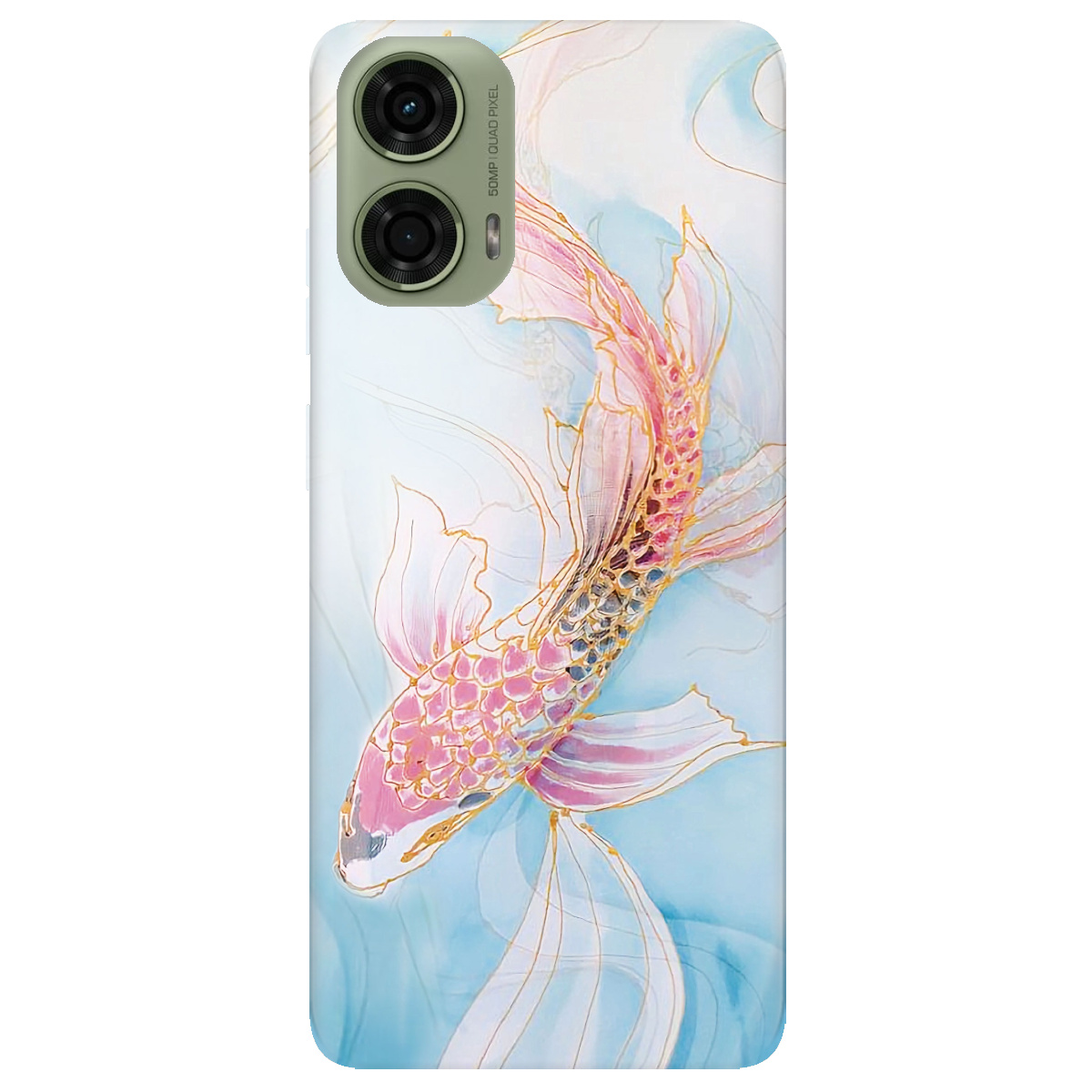 Чехол для Motorola G24 / G04 / E14 Art fish - фото 1 - Чехлы для телефонов