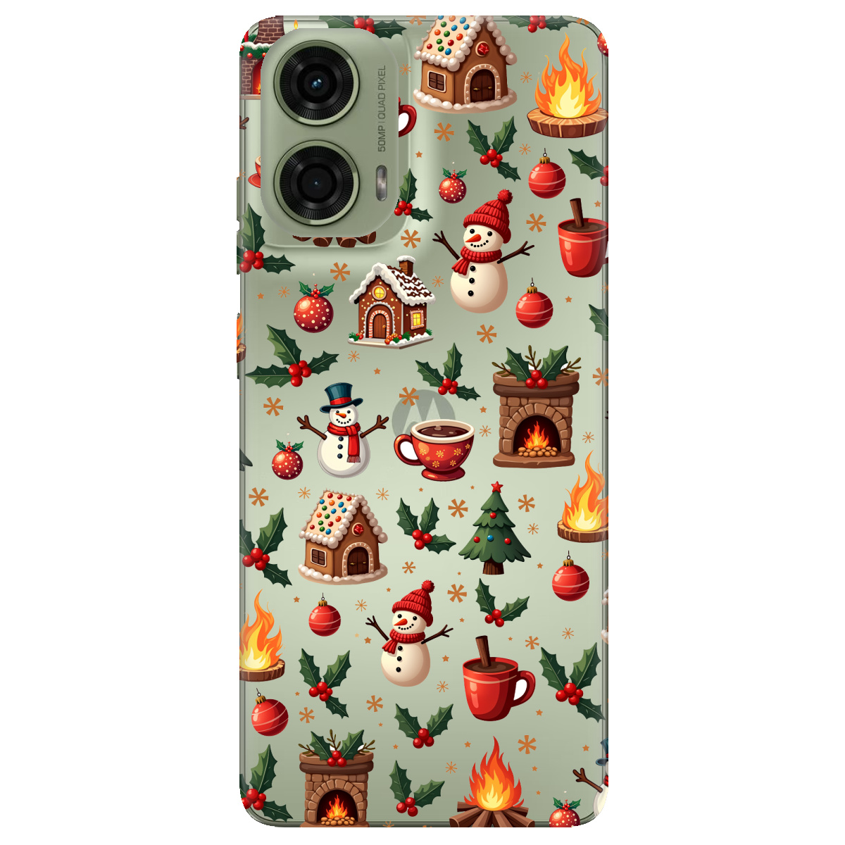 Чохол для Motorola G24 / G04 / E14 Festive Glow - фото 1 Чохол для Motorola G24 / G04 / E14 Festive Glow - фото 1 - Чохли для телефонів