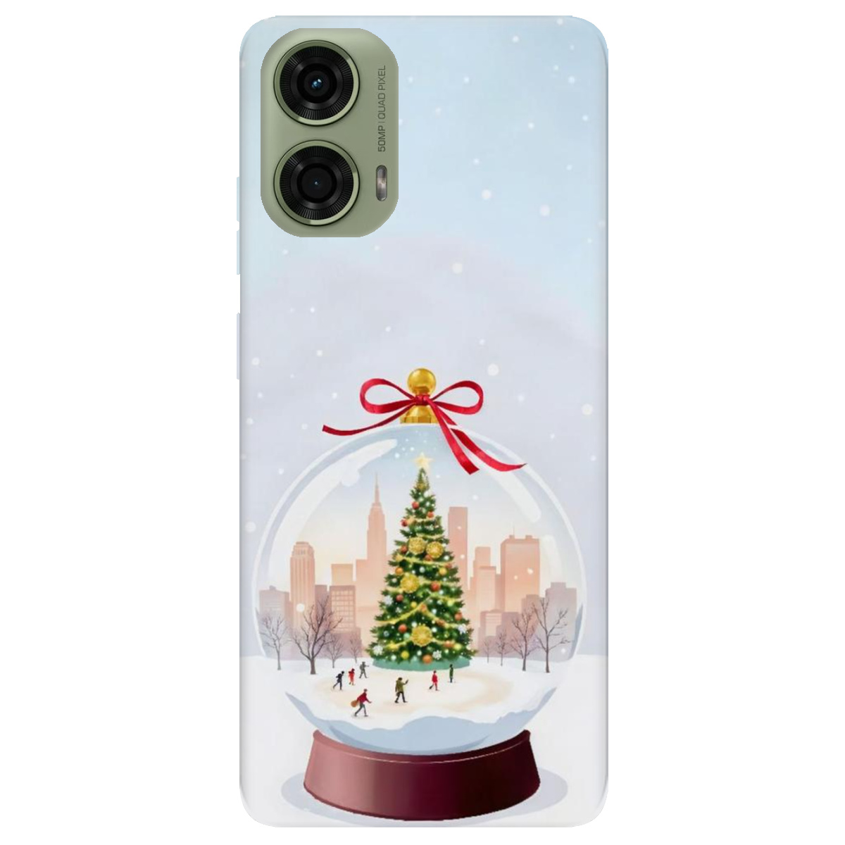 Чехол для Motorola G24 / G04 / E14 Crystal Holiday - фото 1 - Чехлы для телефонов