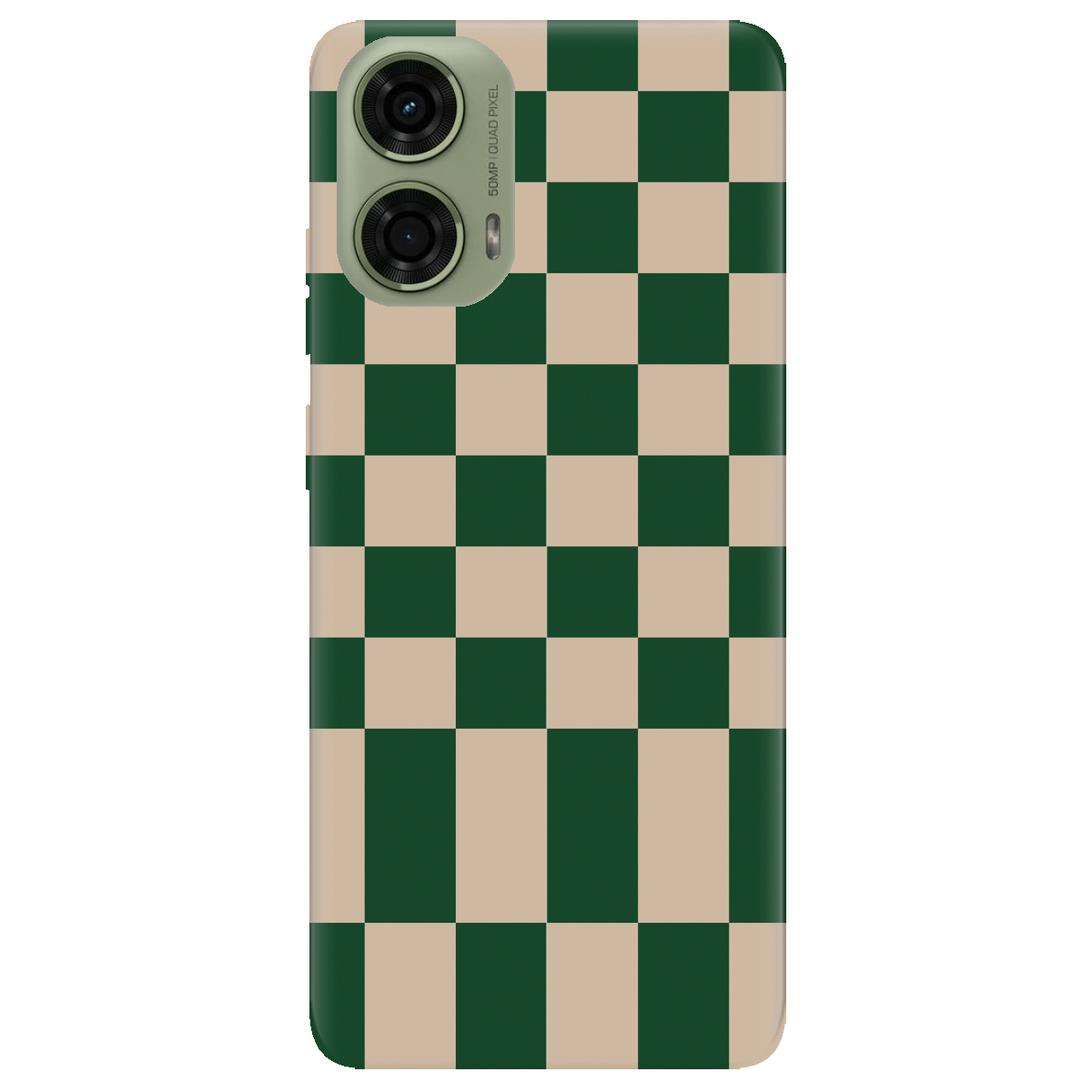 Чехол для Motorola G24 / G04 / E14 Green chess - фото 1 - Чехлы для телефонов