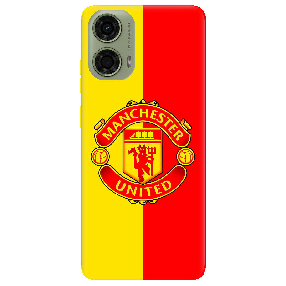 Чохол для Motorola G24 / G04 / E14 Manchester United - фото 1 Чохол для Motorola G24 / G04 / E14 Manchester United - фото 1 - Чохли для телефонів