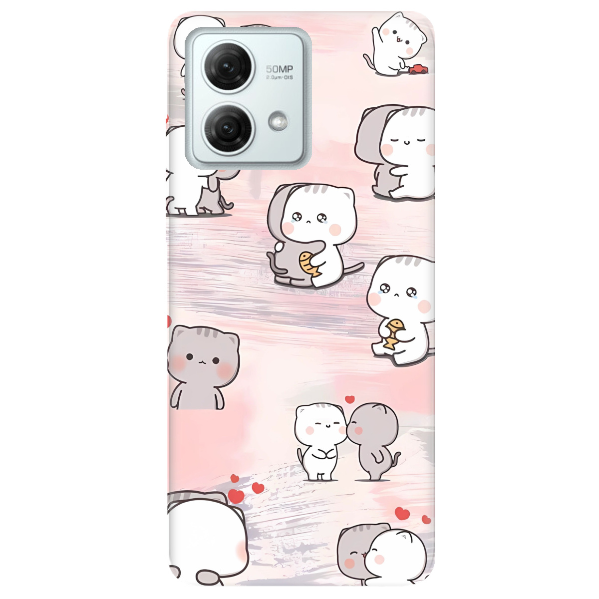 Чехол для Motorola G84 Meow meow - фото 1 - Чехлы для телефонов
