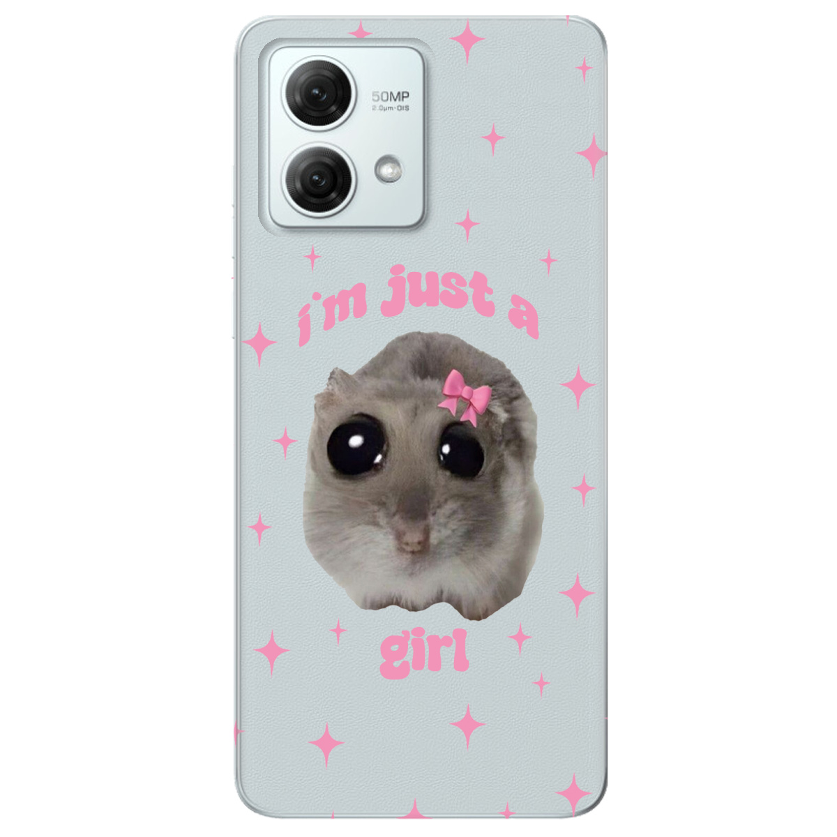 Чохол для Motorola G84 Just a girl - фото 1 - Чохли для телефонів