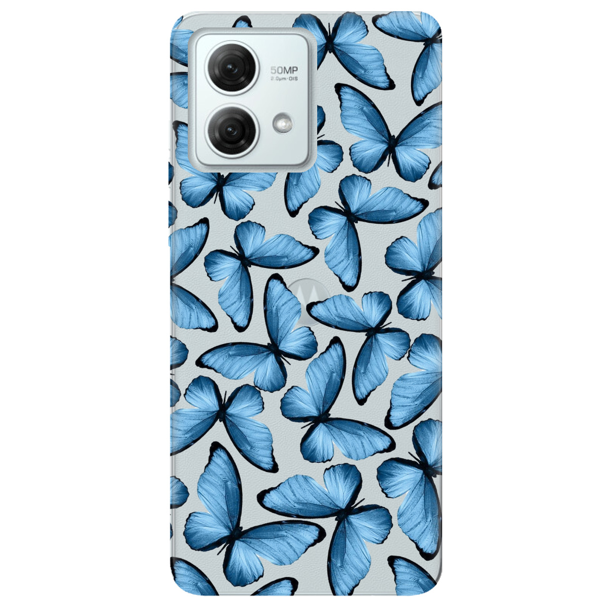 Чохол для Motorola G84 Blue wings - фото 1 Чохол для Motorola G84 Blue wings - фото 1 - Чохли для телефонів