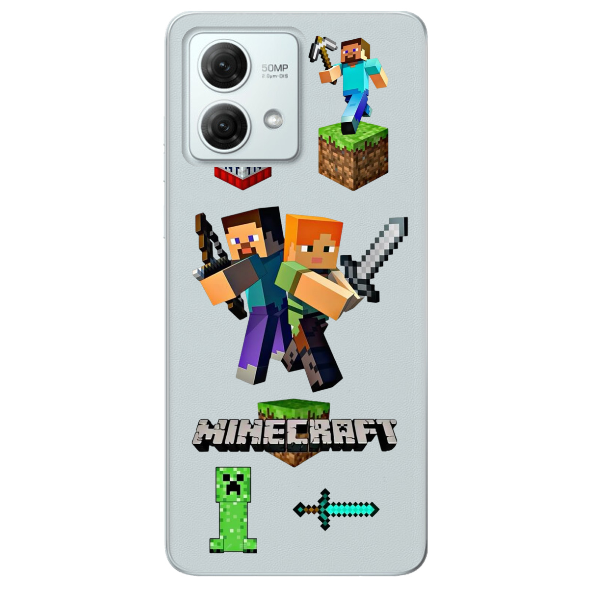 Чехол для Motorola G84 Піксельна пригода - фото 1 - Чехлы для телефонов