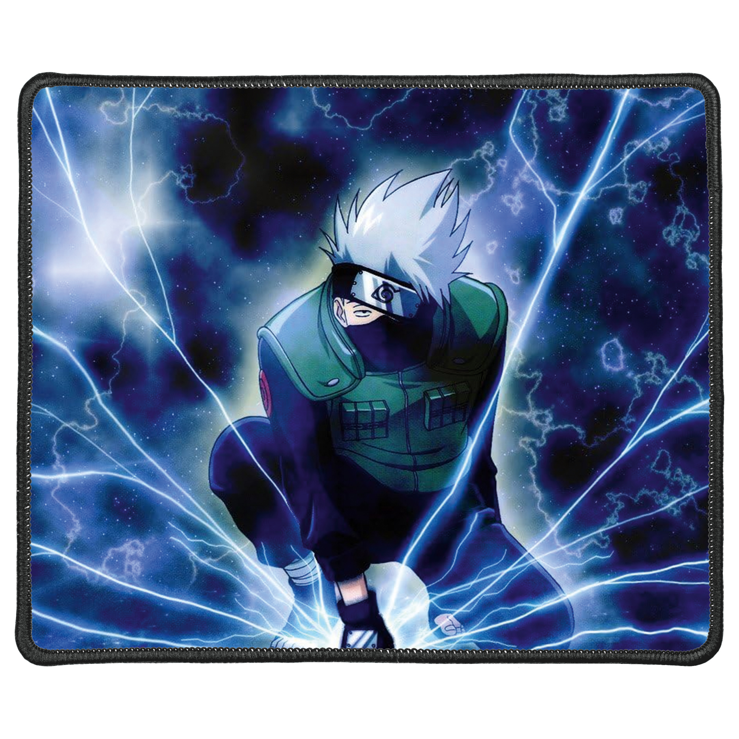 Коврик для мыши с чёрным оверлоком (26*21 см) Какаші - фото 1 Коврик для мыши с чёрным оверлоком (26*21 см) Какаші - фото 1 - Коврики для мыши