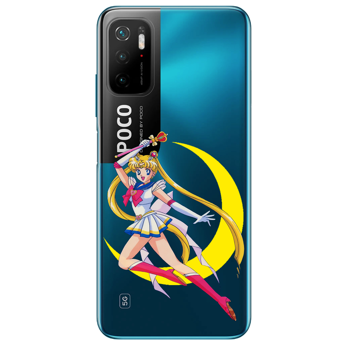 Чохол для Xiaomi Poco M3 Pro Сейлор Мун - фото 1 Чохол для Xiaomi Poco M3 Pro Сейлор Мун - фото 1 - Чохли для телефонів