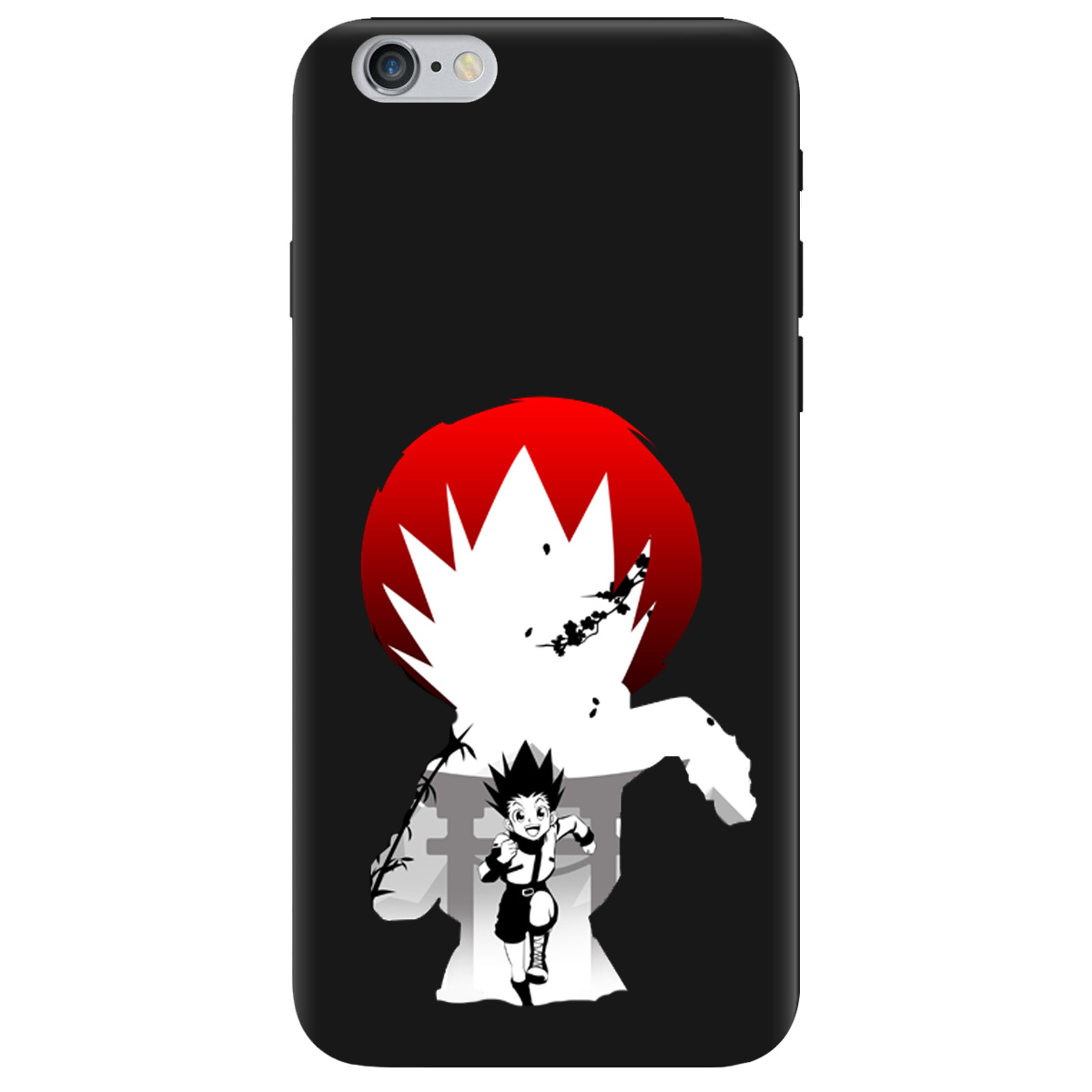 Чехол для Apple iPhone 6 Plus / 6S Plus черный матовый soft touch Гон - фото 1 - Чехлы для телефонов