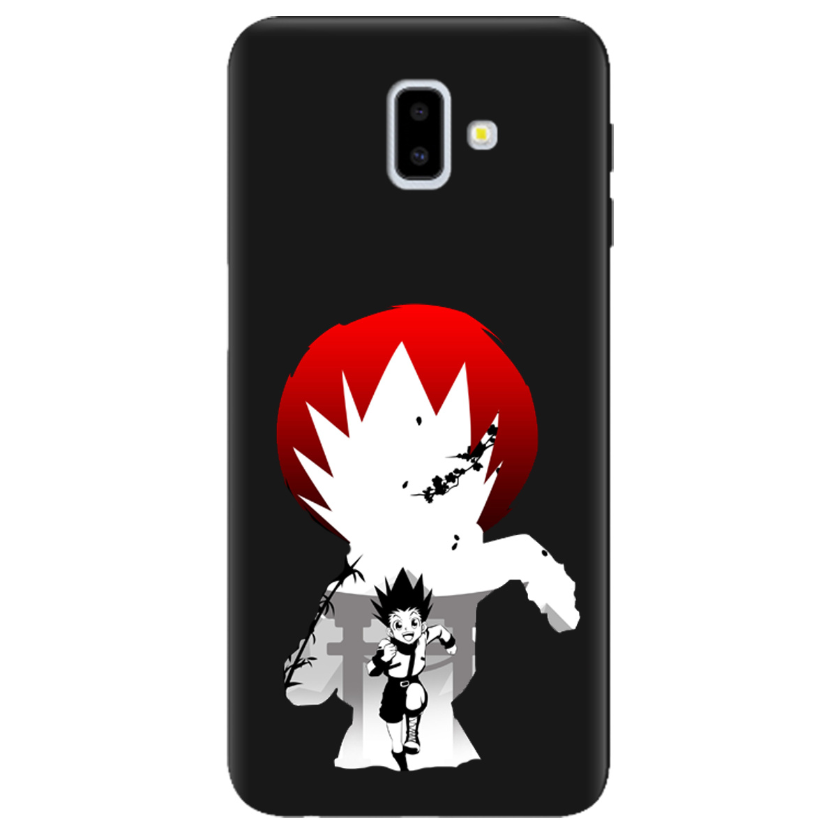 Чохол для Samsung Galaxy J6 Plus 2018 чорний матовий soft touch Гон - фото 1 - Чохли для телефонів