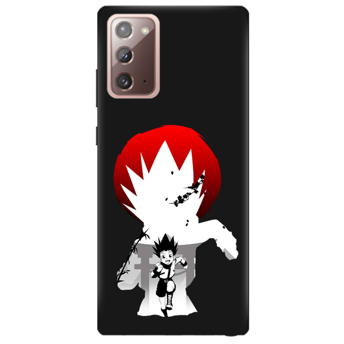 Чохол для Samsung Galaxy Note 20 чорний матовий soft touch Гон - фото 1 - Чохли для телефонів