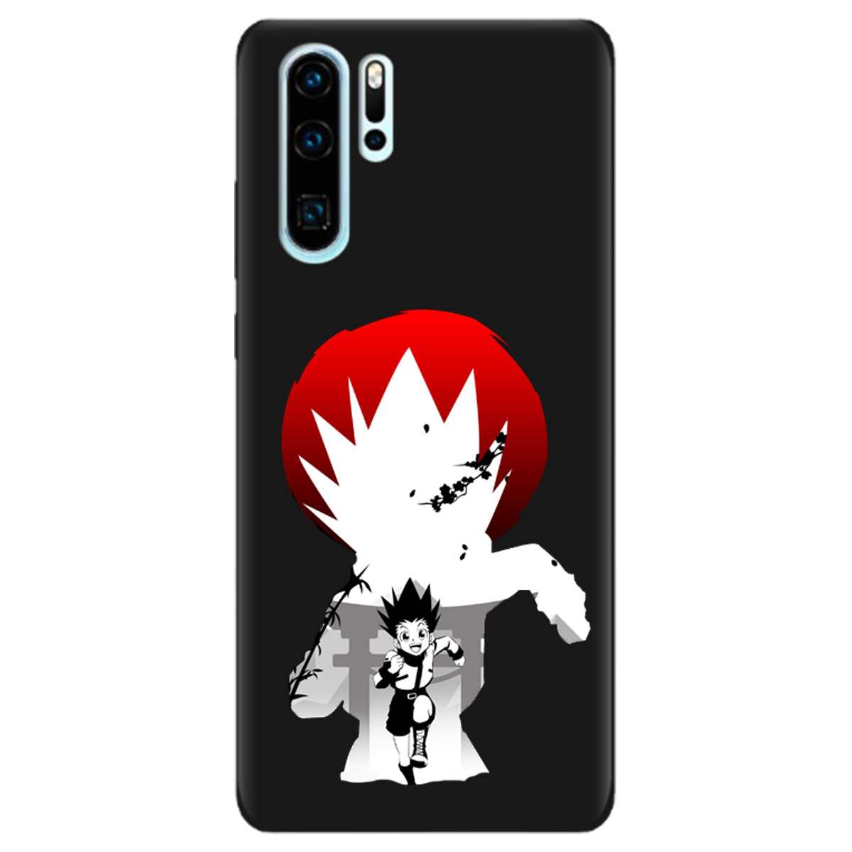 Чохол для Huawei P30 Pro чорний матовий soft touch Гон - фото 1 - Чохли для телефонів