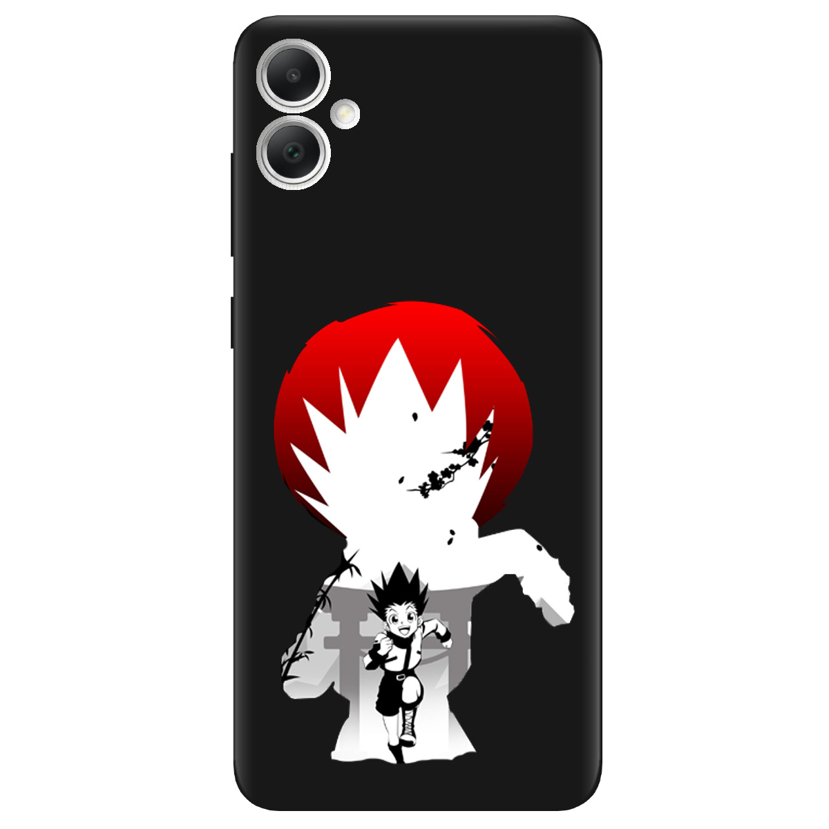 Чохол для Samsung Galaxy A05 чорний матовий soft touch Гон - фото 1 - Чохли для телефонів