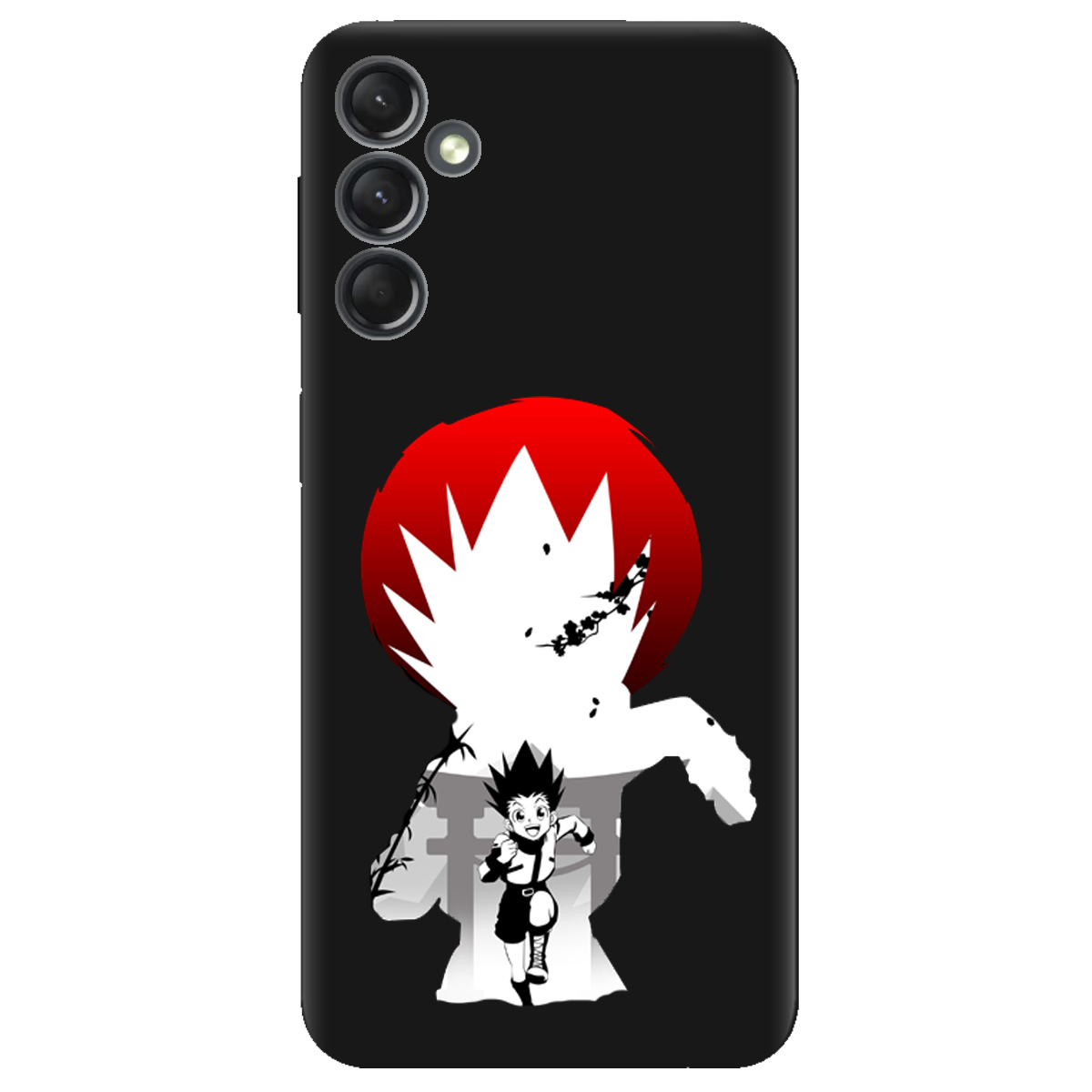 Чохол для Samsung Galaxy A25 чорний матовий soft touch Гон - фото 1 - Чохли для телефонів