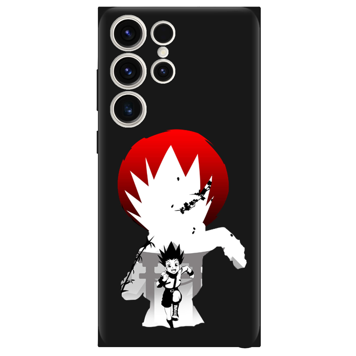 Чохол для Samsung Galaxy S25 Ultra чорний матовий soft touch Гон - фото 1 - Чохли для телефонів