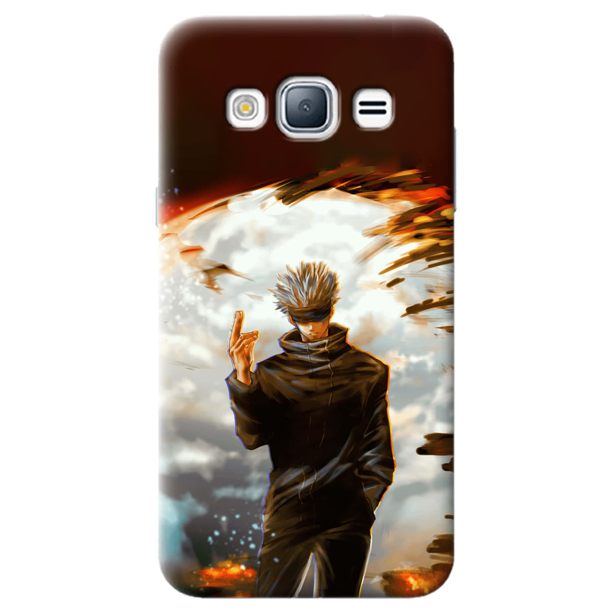 Чохол для Samsung Galaxy J3 2016 In flames - фото 1 - Чохли для телефонів