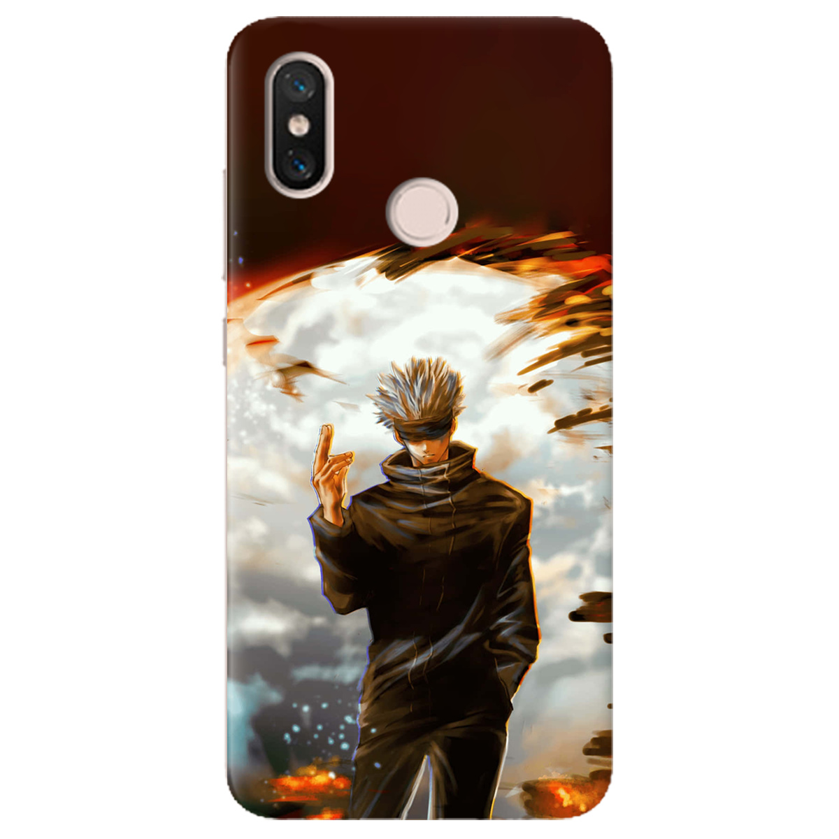 Чехол для Xiaomi Mi 8 In flames - фото 1 - Чехлы для телефонов