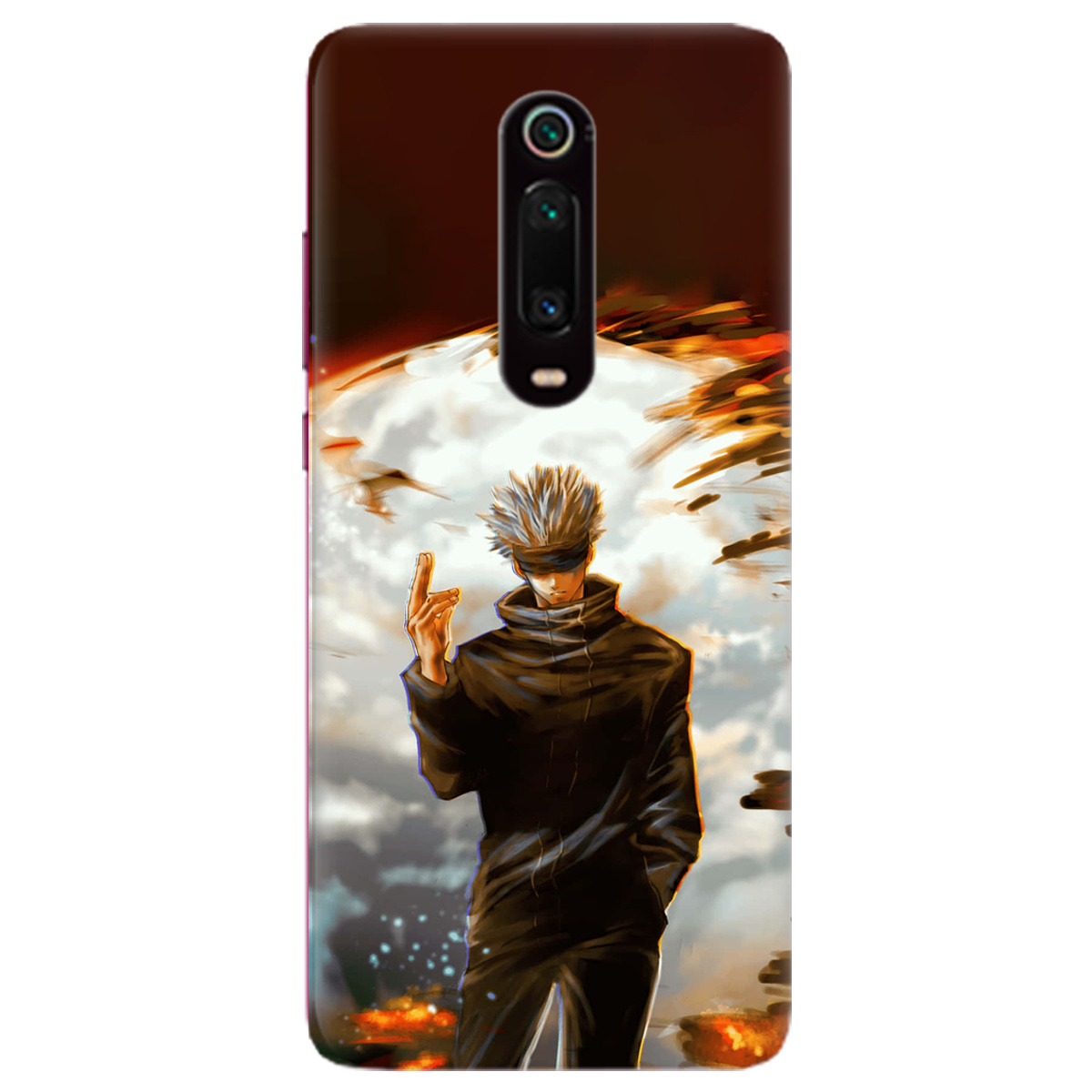 Чохол для Xiaomi Mi 9T Pro In flames - фото 1 - Чохли для телефонів