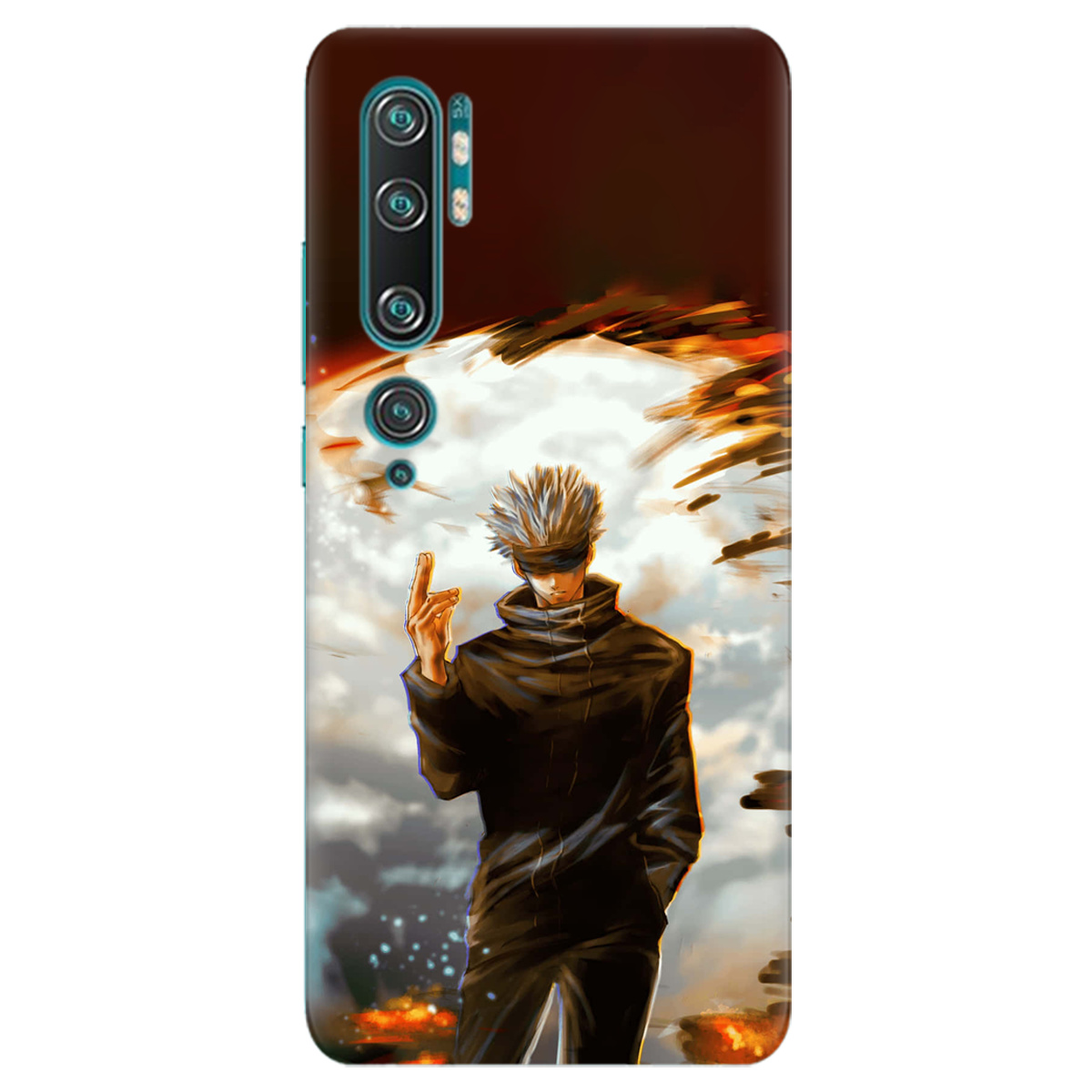 Чехол для Xiaomi Mi Note 10 In flames - фото 1 - Чехлы для телефонов