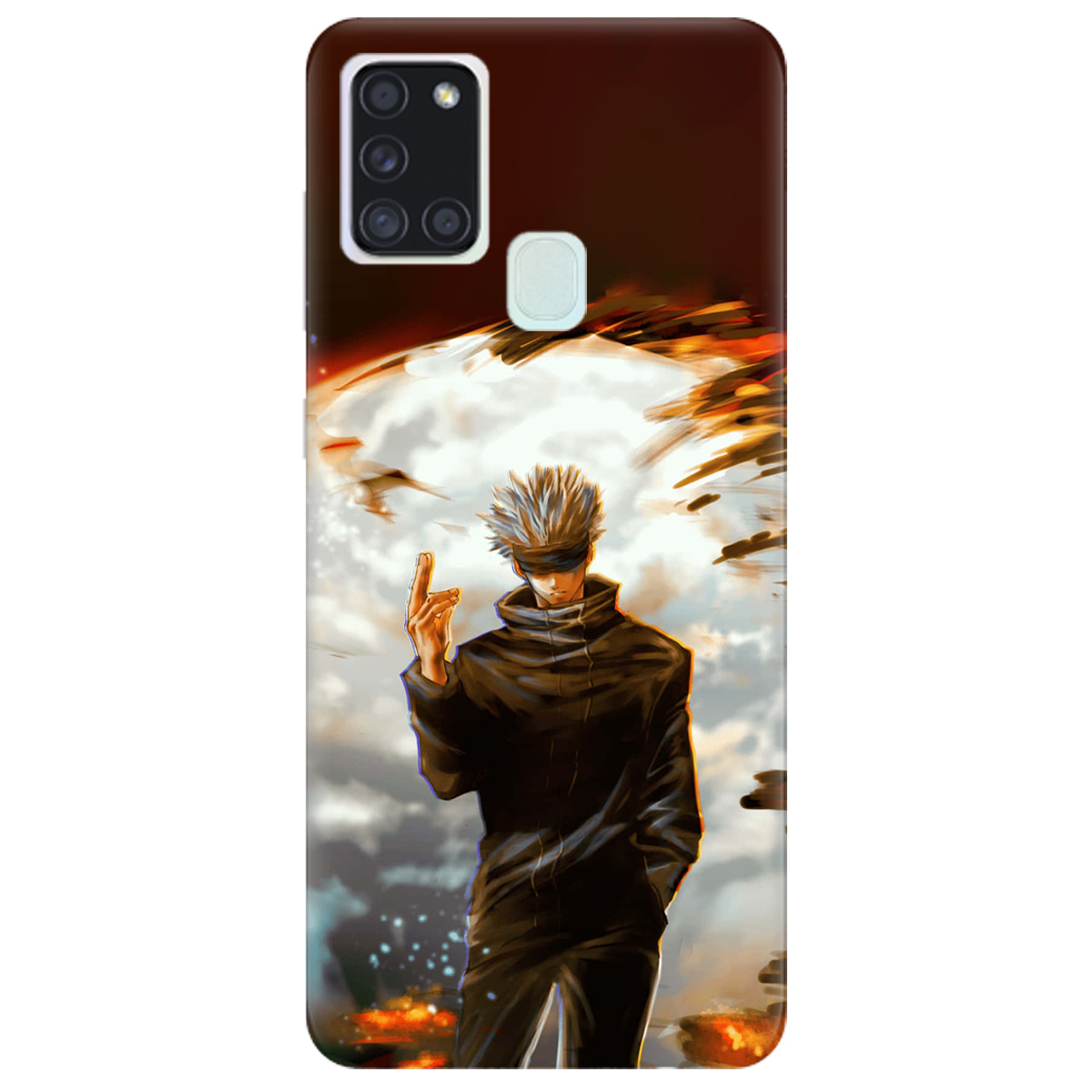 Чохол для Samsung Galaxy A21s In flames - фото 1 - Чохли для телефонів