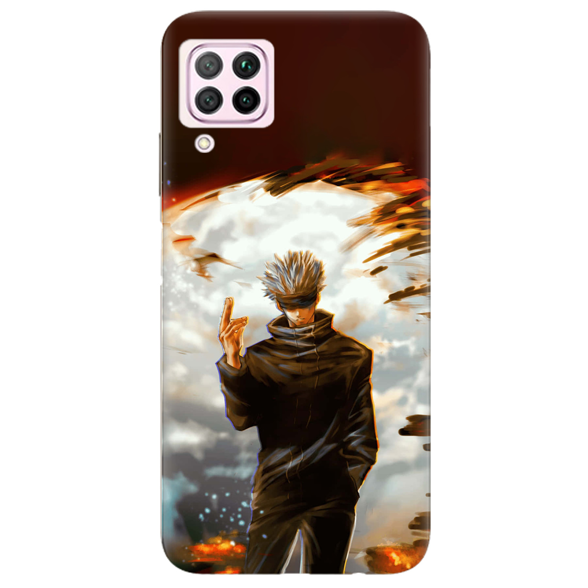 Чохол для Huawei P40 Lite In flames - фото 1 Чохол для Huawei P40 Lite In flames - фото 1 - Чохли для телефонів
