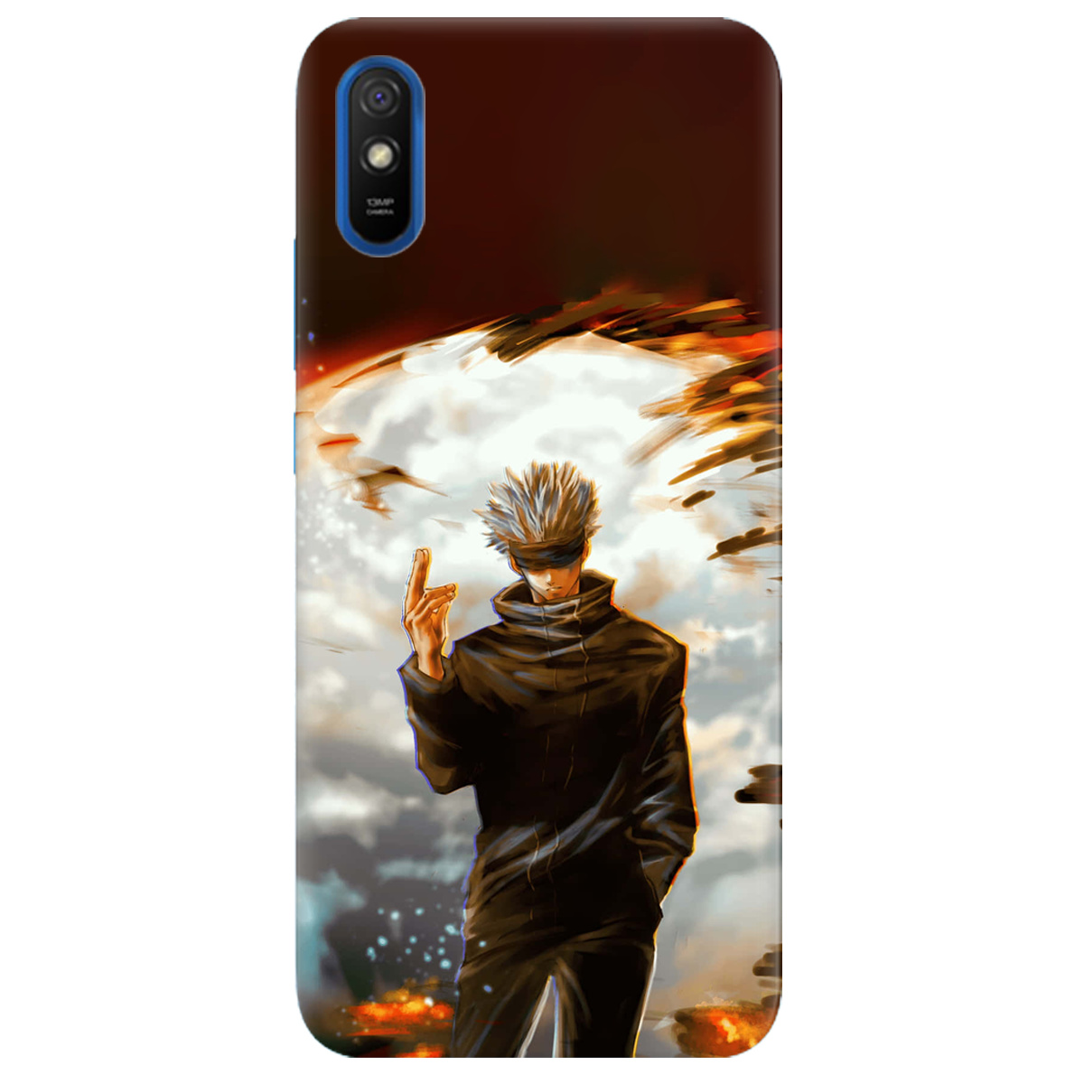 Чехол для Xiaomi Redmi 9A In flames - фото 1 Чехол для Xiaomi Redmi 9A In flames - фото 1 - Чехлы для телефонов