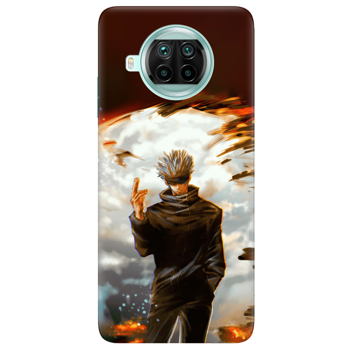 Чохол для Xiaomi Mi 10T Lite In flames - фото 1 - Чохли для телефонів