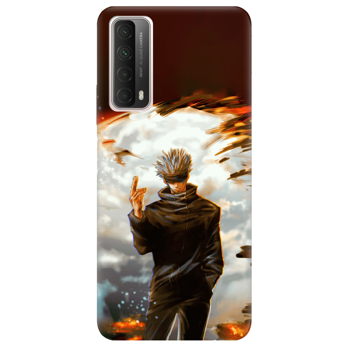 Чехол для Huawei P Smart 2021 In flames - фото 1 - Чехлы для телефонов